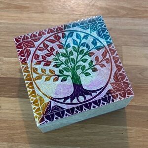Colorful Tree of Life Decorative Box